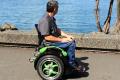 Wheelchair self-balancing, no need to use hand to control
