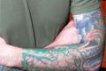 Track soldiers with tattoos