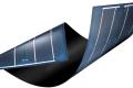 Ultra-thin solar cell system, can be attached to all surfaces with tape only