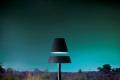 Night lights hovering in the air
