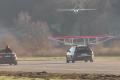 View the unmanned aerial vehicle in the car