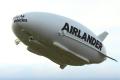 Giant balloon airship is about to take off