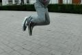 Magnetic shoes challenge gravity