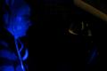 Blue lights are as useful as coffee with the driver