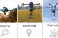 Launched drone specialized in mine detection
