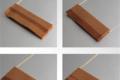 Wooden jewelry sets are created using 3D printing technology