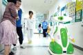 Robot serves the hospital