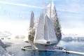 The building helps re-freeze Antarctica and purifies CO2 from the air