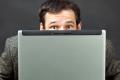 Open the computer by glancing