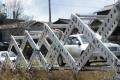 Japanese origami folding bridge