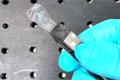 Origin of material ... thicker when stretched