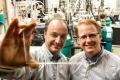 Transparent solar cell for electronic devices