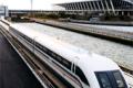Japan tests super-speed train running on the magnetic buffer