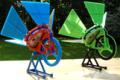 The solar engine is made from a 3D printer