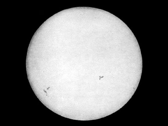 Picture 1 of 10 astronomical photos accompany the years