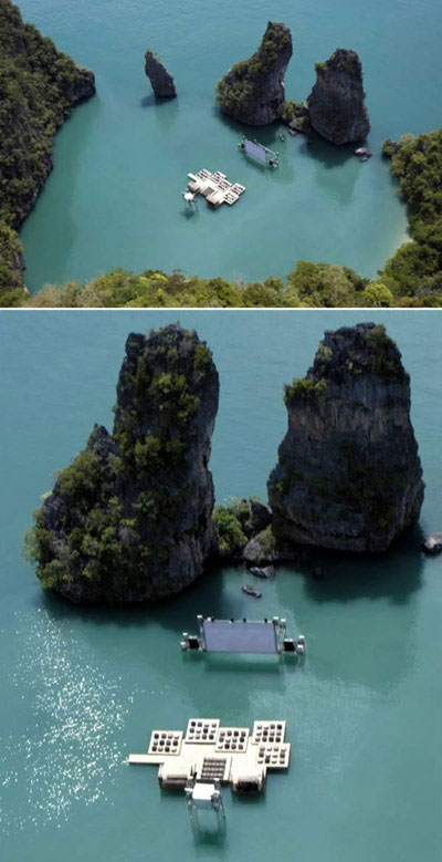 Picture 5 of 10 beautiful floating buildings in the world