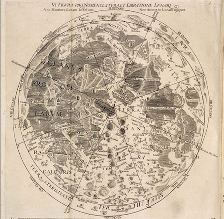 Picture 2 of 10 most beautiful Moon maps over the ages