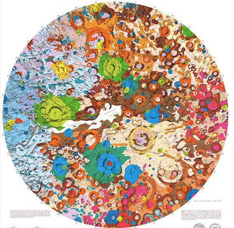 Picture 6 of 10 most beautiful Moon maps over the ages