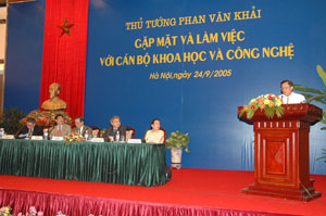 Picture 1 of 10 outstanding results in the activities of the Ministry of Science and Technology in 2005