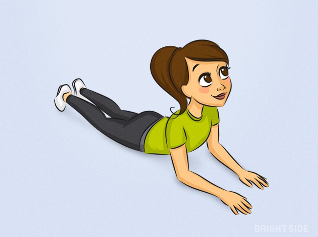 Picture 7 of 10 simple exercises for energetic mornings