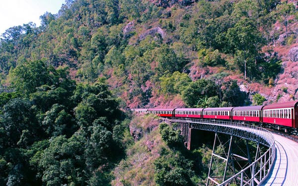 Picture 9 of 10 train trips to challenge visitors' courage