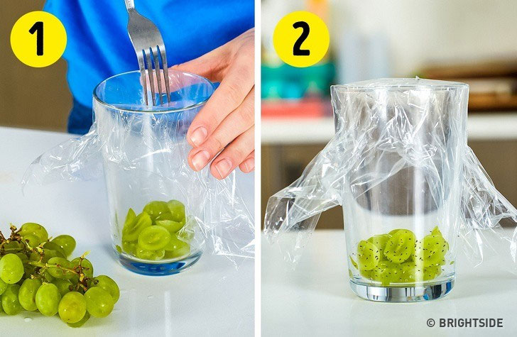 Picture 6 of 10 ways to use food wrap super convenient but you never know