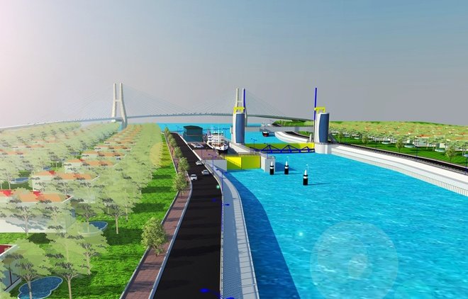 Picture 7 of 10,000 billion VND flood-proofing project of Ho Chi Minh City