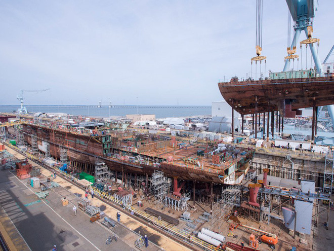 Picture 2 of 12 latest aircraft carriers in the world: How many cars does Asia occupy?