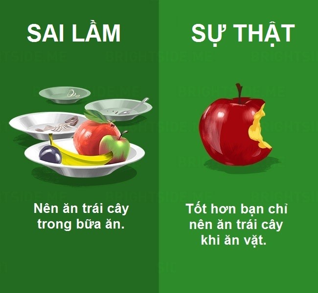 Picture 12 of 15 misconceptions about eating you should not believe