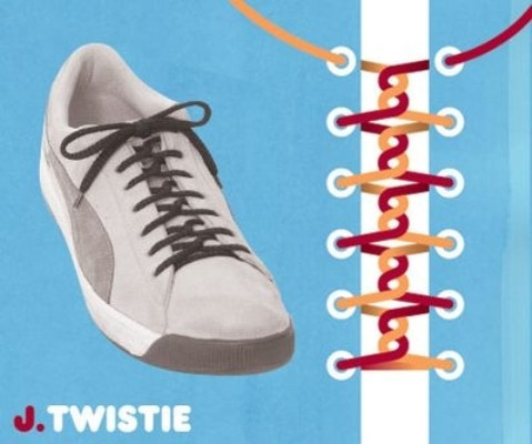 Picture 10 of 15 styles of tying shoelaces