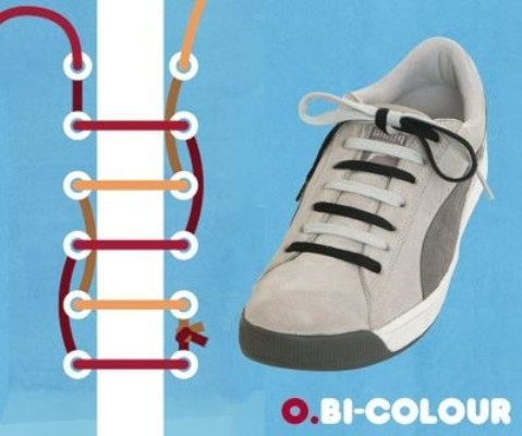 Picture 15 of 15 styles of tying shoelaces