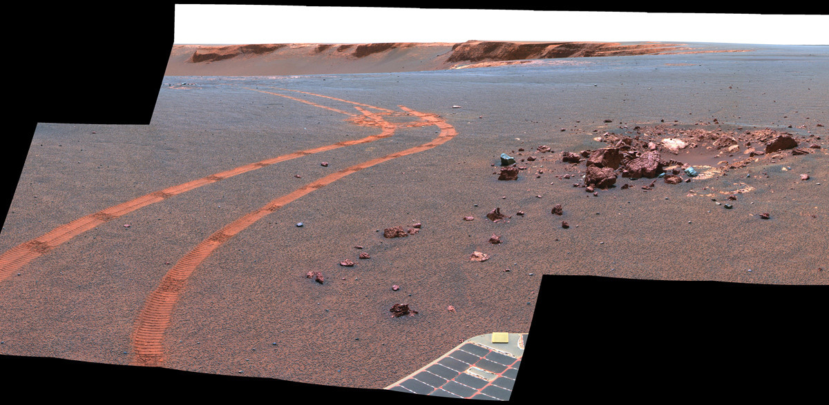 Picture 9 of 15 years of Mars exploration of Opportunity vessel