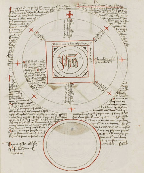 Picture 7 of 15th-century hand-drawn map reveals the end-of-world scenario