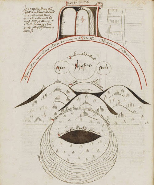 Picture 8 of 15th-century hand-drawn map reveals the end-of-world scenario