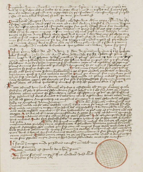 Picture 9 of 15th-century hand-drawn map reveals the end-of-world scenario