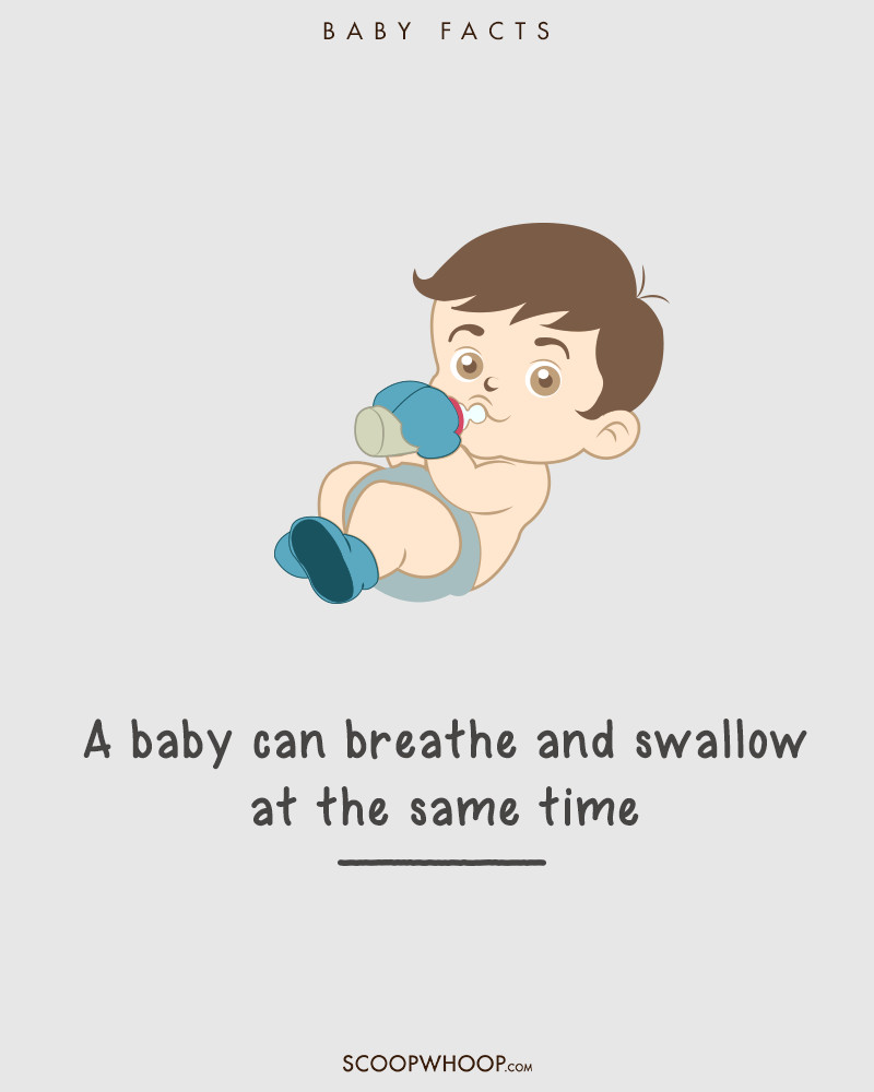 Picture 10 of 19 interesting facts about babies make adults suddenly fall back