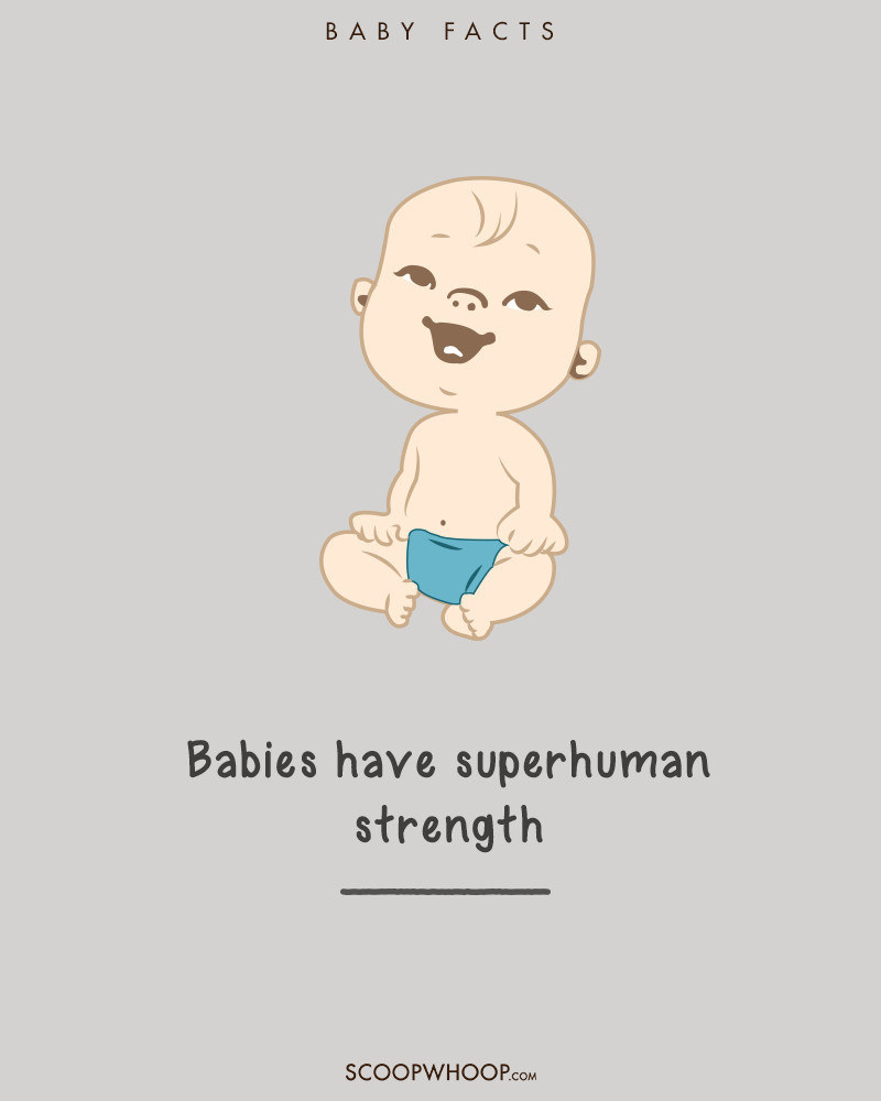 Picture 13 of 19 interesting facts about babies make adults suddenly fall back