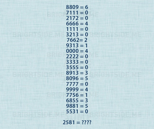 Picture 1 of 2 childish puzzles take 10 minutes, adults need an hour to answer