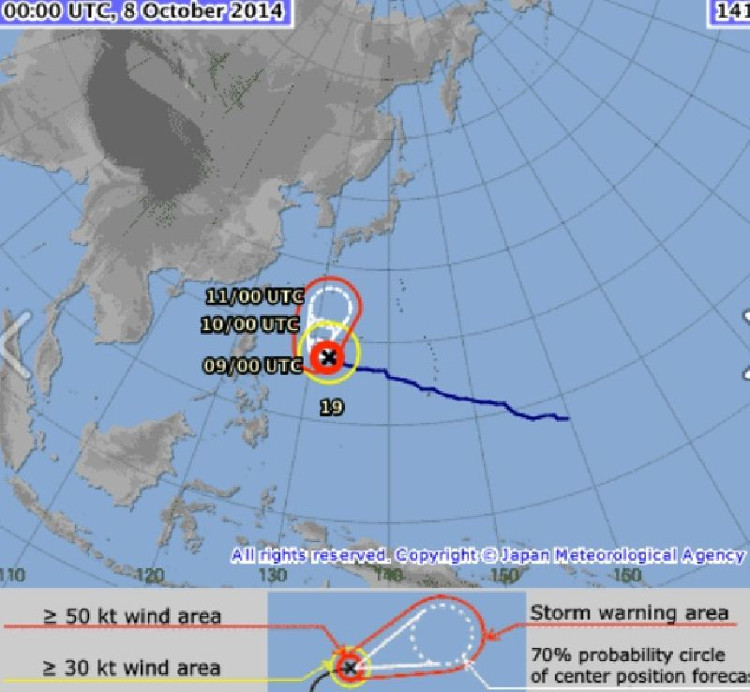 Picture 2 of 2 super typhoons followed each other into the South China Sea