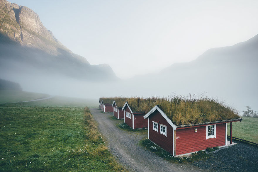 Picture 16 of 20 beautiful green roofs like in fairy tales in Scandinavia