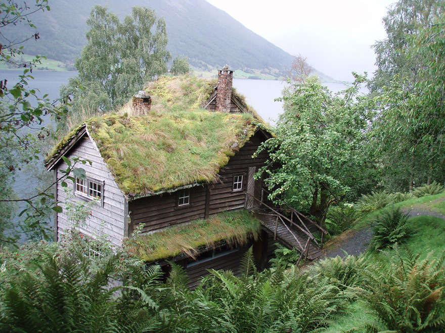 Picture 18 of 20 beautiful green roofs like in fairy tales in Scandinavia