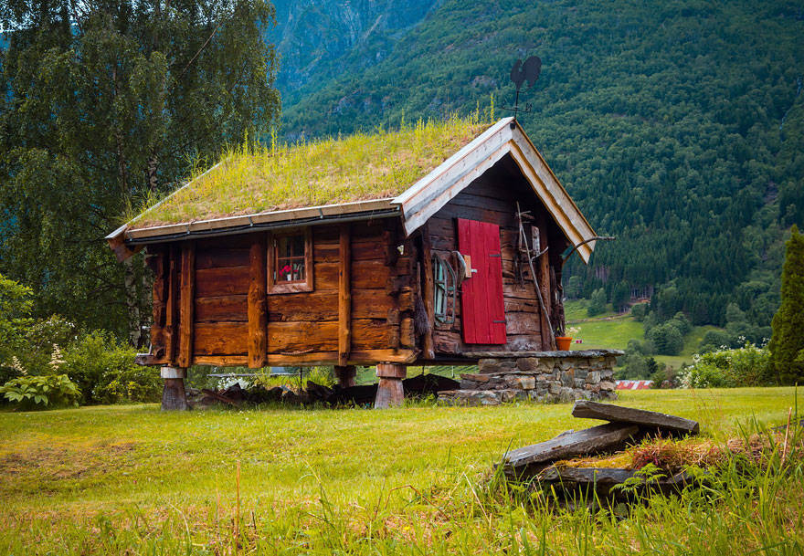 Picture 20 of 20 beautiful green roofs like in fairy tales in Scandinavia