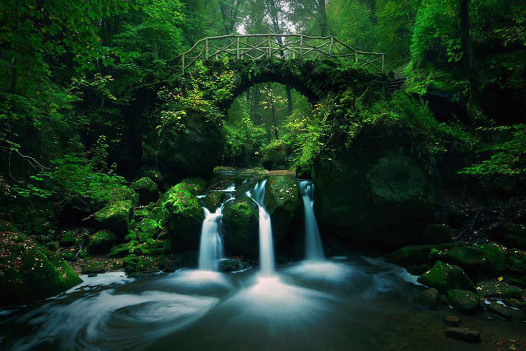 Picture 8 of 20 colored bridges take you into another world
