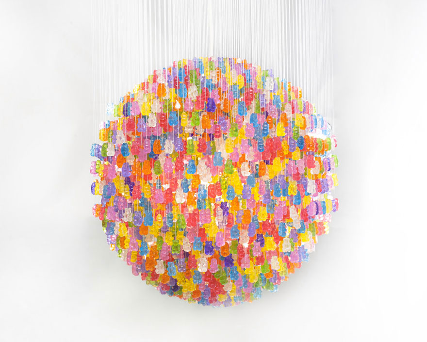 Picture 12 of 20 ideas to make chandeliers extremely useful from discarded items