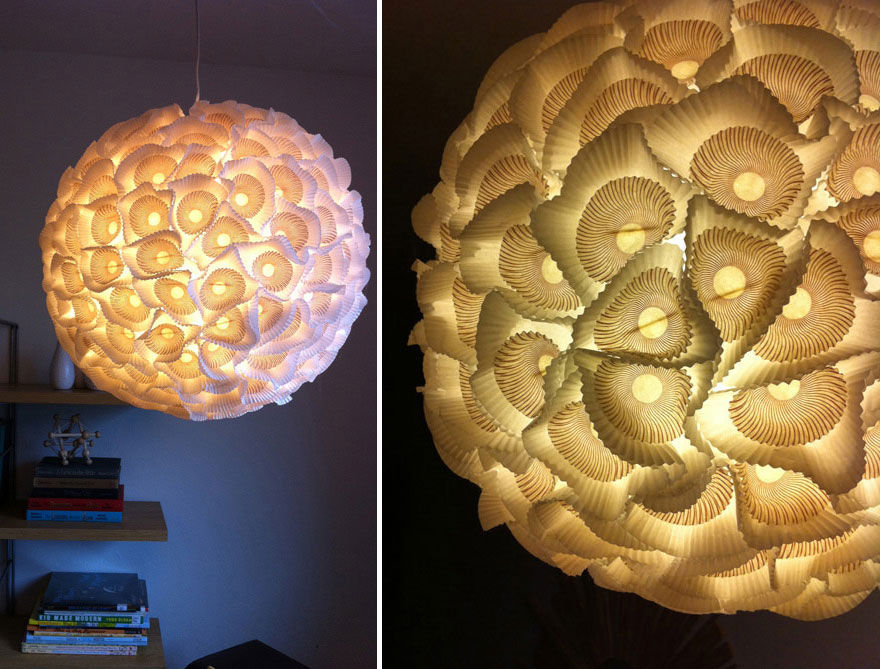 Picture 26 of 20 ideas to make chandeliers extremely useful from discarded items