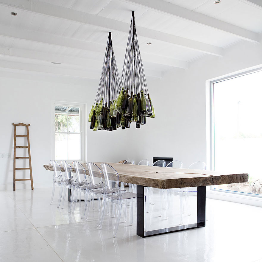 Picture 41 of 20 ideas to make chandeliers extremely useful from discarded items
