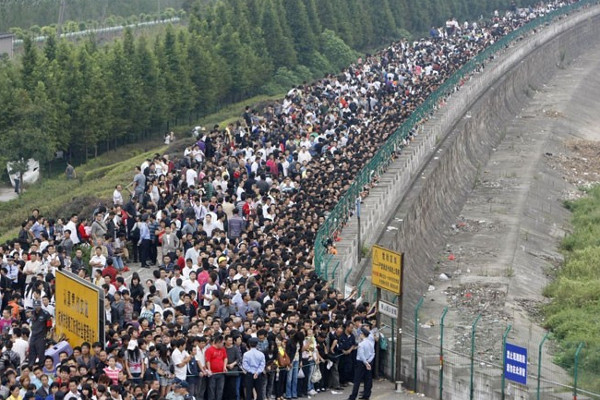 Picture 18 of 20 photos of Chinese crowds