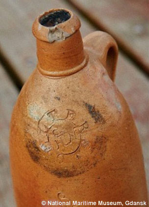 Picture 1 of 200-year-old mineral water bottle