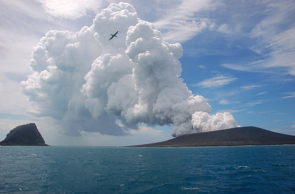 Picture 10 of 2015: The rise of volcanoes