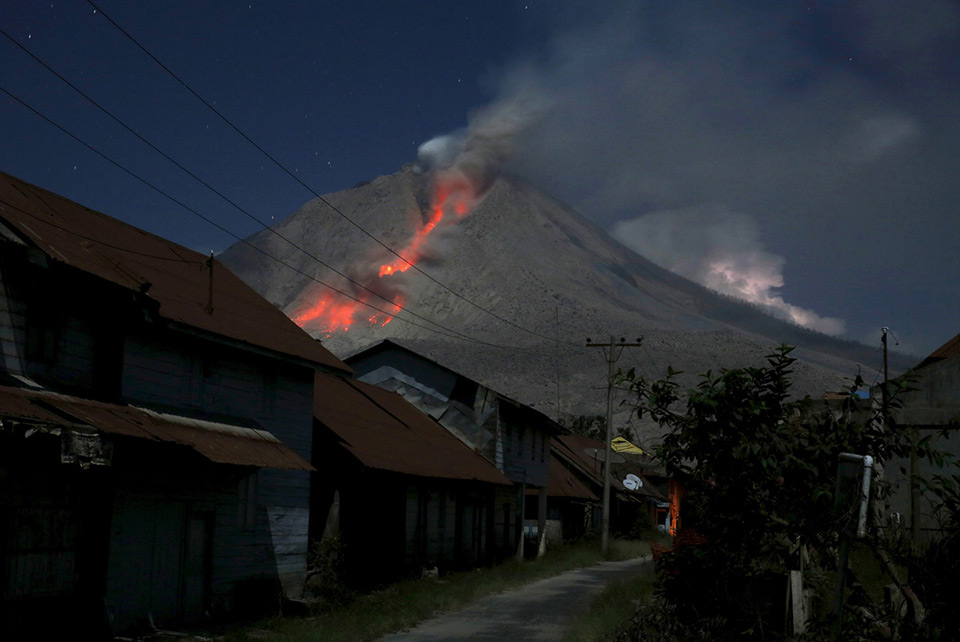 Picture 11 of 2015: The rise of volcanoes